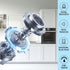 Electric Cleaning Brush - Electric Scrubber - Rechargeable and Cordless Scrubber - Scrubber with Handle - Mini - Polishing Machine - Scrubber Brush - For Bathroom, Kitchen, Dishes, Sink - 7 Attachments - Includes Wall Holder