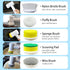 Electric Cleaning Brush - Electric Scrubber - Rechargeable and Cordless Scrubber - Scrubber with Handle - Mini - Polishing Machine - Scrubber Brush - For Bathroom, Kitchen, Dishes, Sink - 7 Attachments - Includes Wall Holder