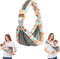 Baby Carrier - Ergonomic Baby Carrier - Front Carrier - Baby From Birth To 3 Years - Hip Carrier - Baby Carrier - Baby Carrier - Baby and Toddler Hip Seat - Comfortable & Fast - Breathable - Adjustable - For Front, Hip and Back - Colorful