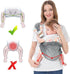 Baby Carrier - Ergonomic Baby Carrier - Front Carrier - Baby From Birth To 3 Years - Hip Carrier - Baby Carrier - Baby Carrier - Baby and Toddler Hip Seat - Comfortable & Fast - Breathable - Adjustable - For Front, Hip and Back - Colorful
