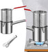 Small Deep Fryer - Deep Fryer - 1.2l - With Kitchen Clip - Oil Saving - Suitable For Gas And Induction - Deep Fryer - Deep Fryer - Household Deep Fryer - Chip Fryer - Small Deep Fryer - Stainless Steel - Durable (Without Lid)