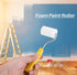 Mini paint roller set - Foam paint roller - with refills - high-density foam rollers *6, paint tray and roller handle - small sponge paint roller - for touch-ups and smooth finishes - 20*10*4 cm - yellow