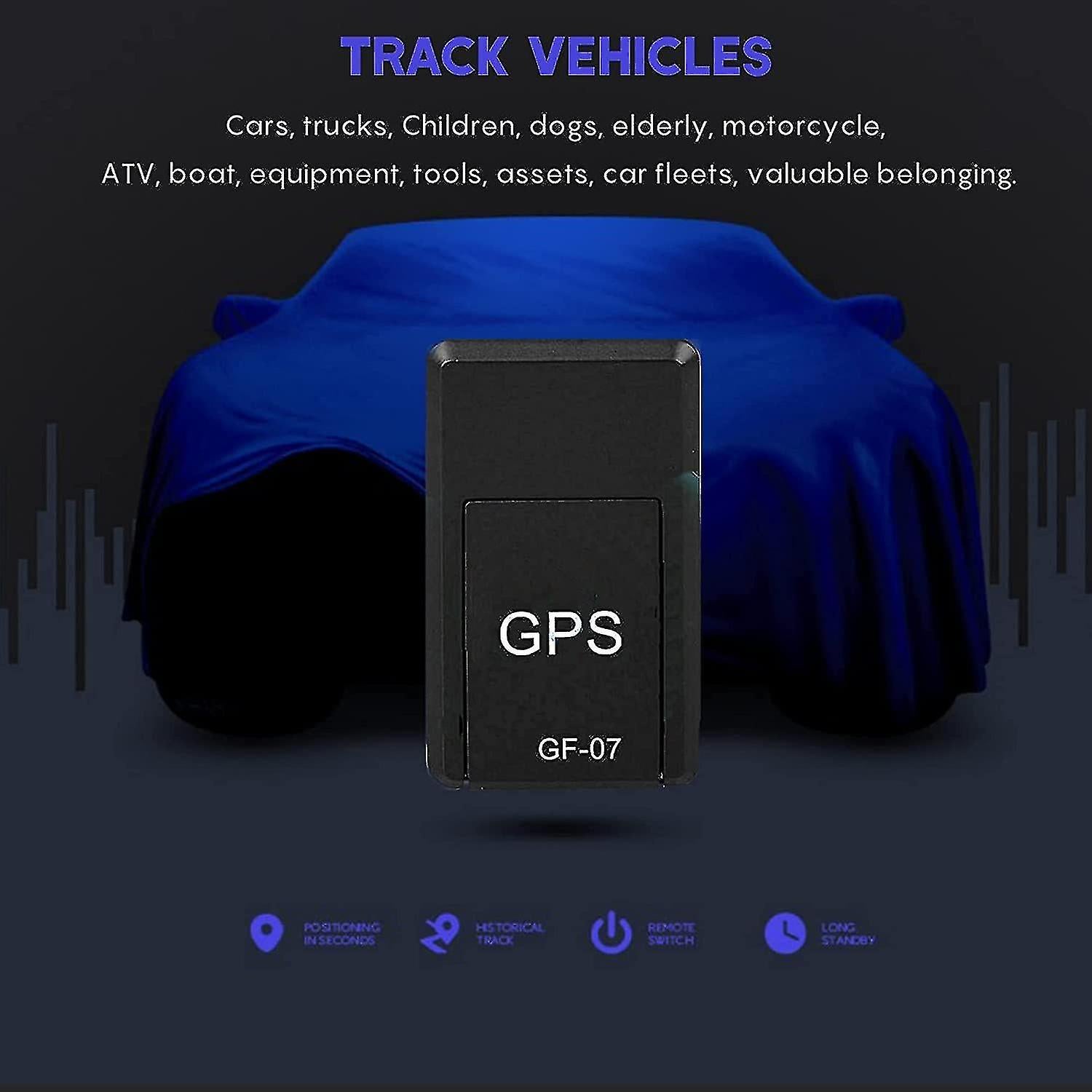 Magnetic Gps Tracker Gps Live Tracking Locator Device Magnetic Mini Car Tracker - jue
