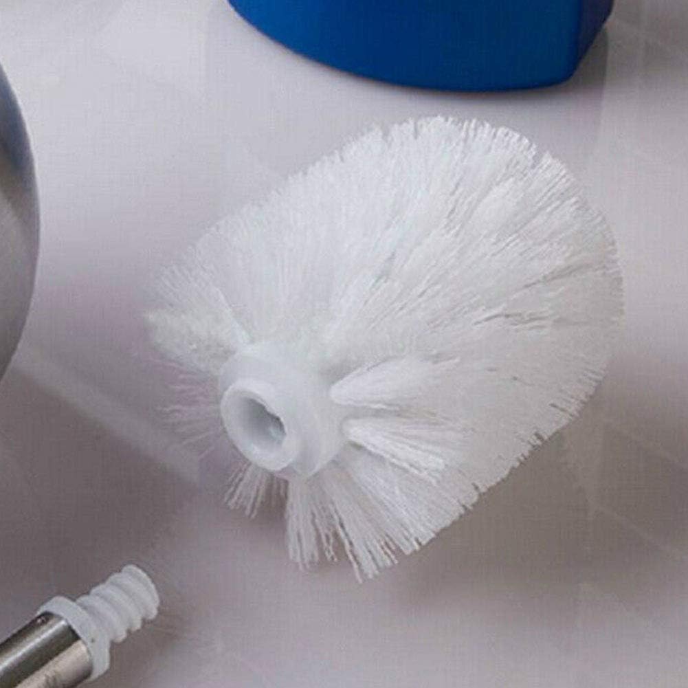 2pcs Toilet Bowl Brush Replacement Head, Universal Toilet Brush Head, Plastic Replacement Toilet Bowl Brush Head, Hotel Home Cleaning Tool Fit for Most of Cleaning Holders