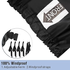 16-18ft Trailerable Boat Cover, 600D Marine-Grade Polyester, UV-Resistant, Black