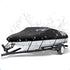 20-22ft Boat Cover Trailerable Marine Grade 600D Black