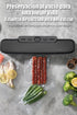 Vacuum Packaging Machine - Household Vacuum Packaging Machine - One-Button Vacuum Packaging Machine for Dry and Wet Food Storage - Includes 50 Vacuum Bags - Compact Vacuum Packaging Machine (Black)