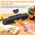 Vacuum Packaging Machine - Household Vacuum Packaging Machine - One-Button Vacuum Packaging Machine for Dry and Wet Food Storage - Includes 50 Vacuum Bags - Compact Vacuum Packaging Machine (Black)