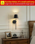 Wireless Wall Lamps 2-pack, LED Lamps with Rechargeable Battery, Stepless Dimmable with Remote Control