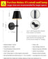 Wireless Wall Lamps 2-pack, LED Lamps with Rechargeable Battery, Stepless Dimmable with Remote Control