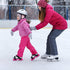 Adjustable Kids' Skates - Double Blade for Stability - With Straps & Shoe Size 16-21 - Blue