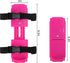 Adjustable Kids' Skates - Double Blade for Stability - With Straps & Shoe Size 16-21 - Pink