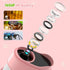 1000x Digital Children's Microscope - With 2 Inch IPS Screen & 8 LED Lights - Handy & Easy to Use for Nature Research - Pink
