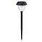 1 Pack Solar Powered LED Garden Stake Light, Waterproof Outdoor Pathway Lamp for Lawn, Patio, Driveway and Garden, Black