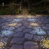 1 Pack Solar Powered LED Garden Stake Light, Waterproof Outdoor Pathway Lamp for Lawn, Patio, Driveway and Garden, Black
