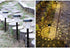1 Pack Solar Powered LED Garden Stake Light, Waterproof Outdoor Pathway Lamp for Lawn, Patio, Driveway and Garden, Black