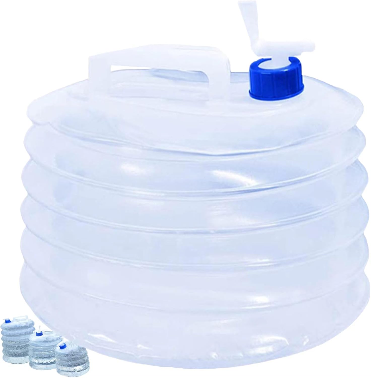 Collapsible Bucket - Collapsible Water Container - Portable & BPA Free Water Tank - Kettle - Bucket - Suitable for Caravan, Camping, Hiking, BBQ, Travel, Outdoor Use - 5L
