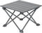 Roll Up Camping Table with Carry Bag, Lightweight Aluminium Table for Picnics, BBQs, Travel and Camping, Black, 39.9 x 34.8 x 27.9 cm