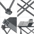 Roll Up Camping Table with Carry Bag, Lightweight Aluminium Table for Picnics, BBQs, Travel and Camping, Black, 39.9 x 34.8 x 27.9 cm