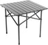 Foldable Aluminium Camping Side Table with Carry Bag, Lightweight Table for Cooking, Hiking, Picnics and BBQs, Black, 53.6 x 51.1 x 50 cm