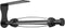 Under Cabinet Paper Towel Holder with Adjustable Damper, One-Hand Easy Tear Wall Mount for Kitchen or Bathroom, Black