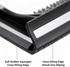 2-in-1 Window Squeegee Cleaning Kit with 10-Section Extension Pole, Rotating Head and 2 Scrubbers for Indoor, Outdoor and Car Glass, Black and Grey