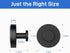 4 Pack Suction Cup Towel Hooks, No-Drill Stainless Steel Wall Hooks for Shower Glass, Bathrooms, Kitchens, Towels and Coats, Matte Black