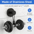 4 Pack Suction Cup Towel Hooks, No-Drill Stainless Steel Wall Hooks for Shower Glass, Bathrooms, Kitchens, Towels and Coats, Matte Black