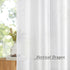2 Pack White Sheer Curtains, Lightweight Grommet Window Drapes with Light Filtering for Bedroom and Living Room, White, 137 x 213 cm