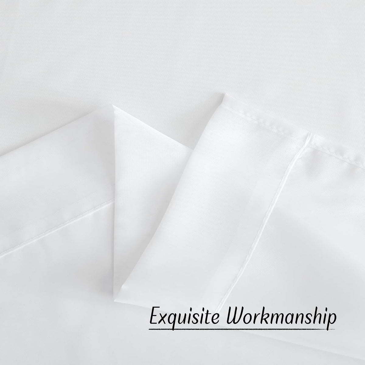 2 Pack White Sheer Curtains, Lightweight Grommet Window Drapes with Light Filtering for Bedroom and Living Room, White, 137 x 213 cm