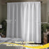 2 Pack White Blackout Curtains for Bedroom, Thermal Insulated Rod Pocket Drapes for Light Blocking and Noise Reduction, White, 132 x 213 cm