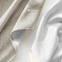 2 Pack Beige 100% Blackout Linen Curtains, Thermal Insulated Grommet Drapes for Bedroom and Living Room, Beige, 132 x 213 cm