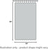 2 Pack White Sheer Voile Curtains, Crinkled Lightweight Grommet Window Drapes for Bedroom, Cottage and Farmhouse, White, 132 x 213 cm