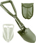 Camping Shovel, Digging Shovel Portable Ergonomic High Carbon Steel Folding Shovel for All Occasions Outdoor Camping Hiking, Green, 47 cm