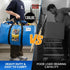 4 Pack Extra Large Moving Bags, Storage Bags with Visible Window, 93L Heavy-Duty Totes For Storage, Wrap Around Handles, Blue