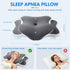 Ergonomic Cervical Neck Support Pillow, Memory Foam Contour Bed Pillow for Side Sleepers and Neck Comfort, Standard Size, Grey