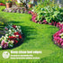 Plastic Garden Edging, Flexible Lawn Border Fence for Garden Boundaries, Flowerbeds and DIY Landscape Projects, Green, 9 m x 15 cm