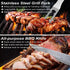 29 Piece Stainless Steel BBQ Grill Tool Set with Storage Case for Camping, Picnics, Outdoor Barbecue and Home Grilling