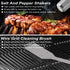 29 Piece Stainless Steel BBQ Grill Tool Set with Storage Case for Camping, Picnics, Outdoor Barbecue and Home Grilling