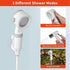 Rechargeable Portable Camping Shower Pump with 2 m Hose, 4000 mAh Battery and 2 Water Flow Modes for Travel, Pets and Car Washing