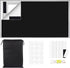 Portable Blackout Window Blind with Self-Adhesive Hook and Loop Straps, No-Drill Polyester Sun Blocker for Travel and Bedrooms, 150 x 200 cm