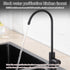 Drinking Water Faucet Kitchen Mixer Stainless Steel Water Filter Faucet, 360 Degree Rotation, 12.2x27cm Overall Size, Silver/Black Finish Options