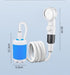 Portable Camping Shower with USB Rechargeable Electric Pump, Digital Display, Multiple Spray Modes, Outdoor Shower Kit