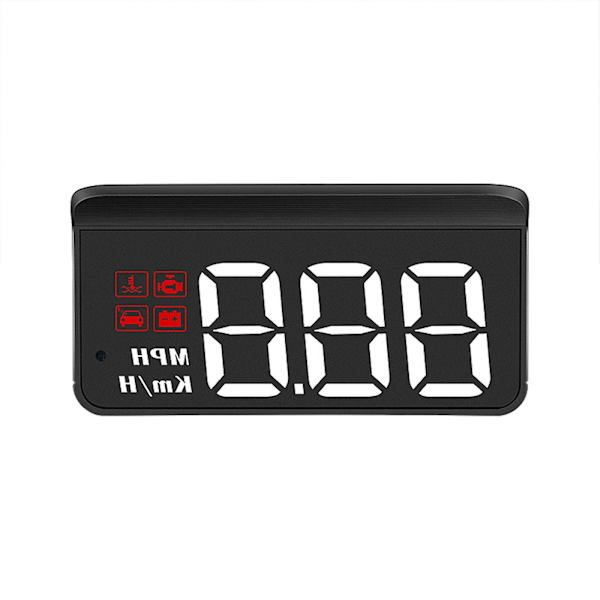 Head-Up Display, Universal GPS HUD for Car, Speedometer with USB Interface, Speed, Driving Direction, Overspeed, Error Code, Black Color