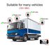 WIFI HD Wireless Truck Backup Camera, 12V-24V, 170 degree Wide Angle, 50m Range, Night Vision, Waterproof IP67, Metal material, White Color