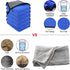 6 Pieces Microfiber Car Cleaning Cloths, Super Absorbent Two-Tone Wash Towels for Cars, Kitchens and Windows, Blue Grey, 30 x 40 cm