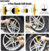 22 Pieces Car Wash Kit with Polishing Tools, Rim Brush and Interior and Exterior Car Care Accessories for Vehicle Cleaning