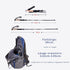 Mountaineering Walking Poles, Adjustable Trekking Poles with Anti-Shock Function, Ultralight & Compact, Foldable with Storage Bag and Accessories