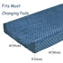 Table Changing Pad Changing Baby Changing Cover Cover Nursery Mat Cover Baby Care New Born Diapers New Born One Size ZD Navy