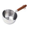 Cooking Utensils , Stainless Hot Oil Pot with Wooden Handle New Oil Pot Container for Kitchen Cooking Oil Strainer Pot A